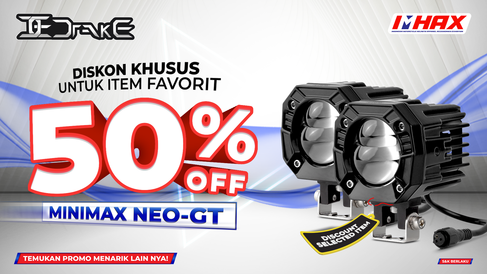 Diskon 50% Minimax Neo-GT